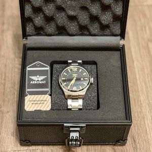 Aeromat Airspeed Aviator Watch - Automatic - 44mm